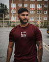 Breathable T-Shirt (Burgundy) - FullStack