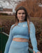 Seamless Long - Sleeve Top (Blue) - FullStack